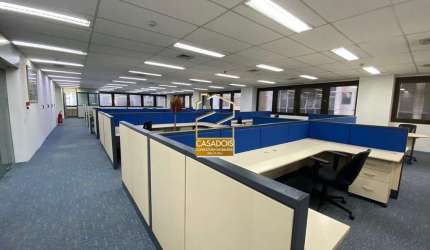 Conjunto Comercial meio andar para Locação com 40 Posiç&#245;es de Trabalho na Avenida Paulista - SP, próximo da Estação Trianon-MASP do Metrô