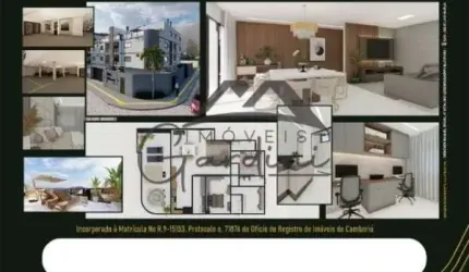 Apartamento com 2 quartos à venda na Rua Avelino Bertelli, 290, Cedro, Camboriú por R$ 566.500