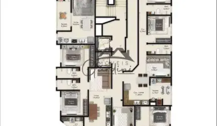 Apartamento com 2 quartos à venda na Av. Marg. Oeste, Morretes, Itapema por R$ 993.007