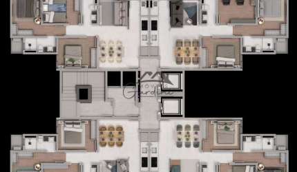 Apartamento com 3 quartos à venda na Rua José Lopes, 173, Cordeiros, Itajaí por R$ 666.353