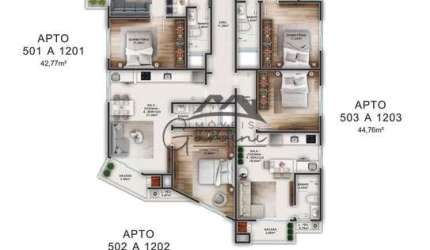 Apartamento com 1 quarto à venda na Rua José Marçal Dutra, 84, Fazenda, Itajaí por R$ 756.517