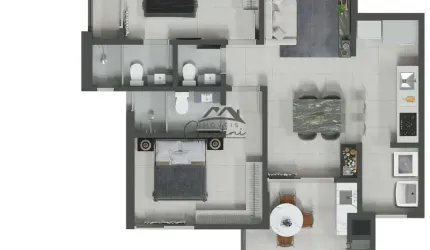 Apartamento com 2 quartos à venda na Rua Professora Clotilde esquina com Rua Professora Olindina, Fazenda, Itajaí por R$ 910.236