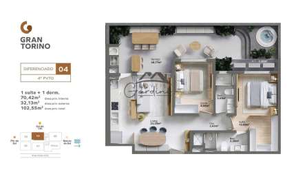 Apartamento com 2 quartos à venda na Rua Paulista, 232, Itacolomi, Balneário Piçarras por R$ 985.052
