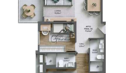 Apartamento com 3 quartos à venda na Rua Carlos Seara, 686, Vila Operária, Itajaí por R$ 713.000