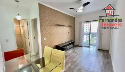 Apartamento com 1 dormitório lazer completo à venda, 47 m² por R$ 420.000 - Canto do Forte - Praia Grande/SP