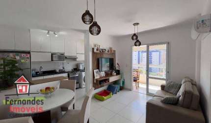 Apartamento mobiliado e decorado com 2 quartos  à venda no Canto do Forte, 66 m² por R$ 550.000  - Praia Grande/SP