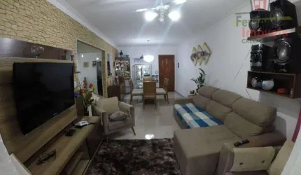 Apartamento porteira fechada  uma quadra da praia frente rua com 2 dormitórios à venda, 104 m² por R$ 590.000  Caiçara  Praia Grande SP