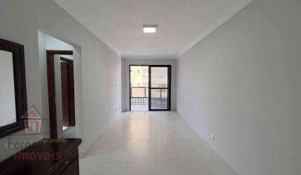 Apartamento com 2 dormitórios sendo 1 suíte 250 metros da praia  aluguel definitivo pacote 90 m² por R$ 3.200mês  Guilhermina  Praia Grande SP