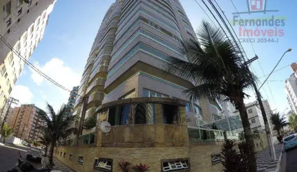 Apartamento alto padrão com 3 suítes  à venda, 140 m² por R$ 659.000 - Tupi - Praia Grande/SP