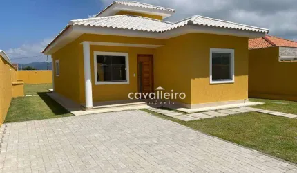 Casa com 3 dormitórios à venda, 100 m² por - Jardim Atlântico Central - Maricá/RJ