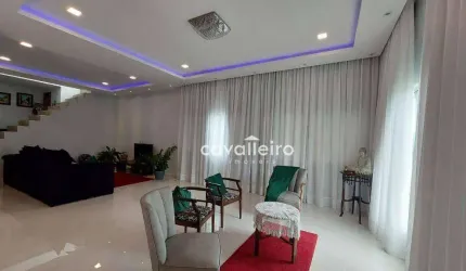 Casa com 5 dormitórios à venda, 414 m²  - Condomínio New York - Flamengo - Maricá/RJ