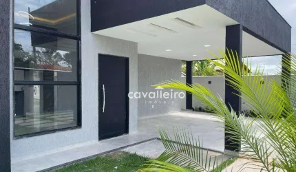 Casa em terreno inteiro e designer moderno com 3 quartos sendo uma suíte à venda Jardim Atlântico Leste (Itaipuaçu) - Maricá/RJ