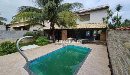Casa Duplex no condomínio Bosque de Itapeba, 4 Quartos, 2 Suítes, Piscina e Churrasqueira, 1.380.000,00