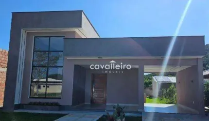 Casa condomínio Vivere, com 3 dormitórios à venda, 122 m² por R$ 650.000 - São José de Imbassai - Maricá/RJ