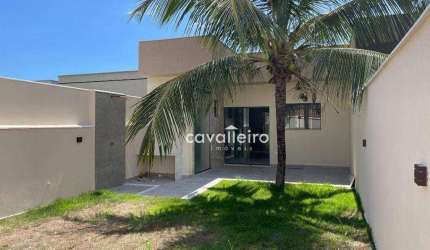 Casa com 3 dormitórios à venda, 100 m² - pertinho da praia - São Bento da Lagoa - Maricá/RJ