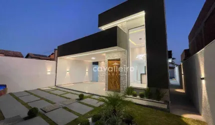 JARDIM ATLÂNTICO OESTE – CASA 3 QUARTOS, 1 SUÍTE, CLOSET,PISCINA E ÁREA GOURMET! ITAIPUAÇU - MARICÁ