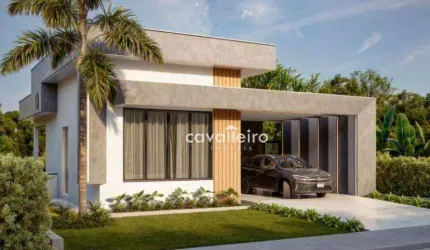 Casa no Condomínio Vivere, com 3 quartos, sendo 1 suíte, com 121 m², à venda por R$ 650.000 - São José do Imbassaí - Maricá/RJ