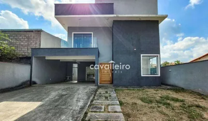 Casa com 3 quartos, sendo uma suite com closet à venda, 172 m² por R$ 750.000 - Chácaras de Inoã (Inoã) - Maricá/RJ
