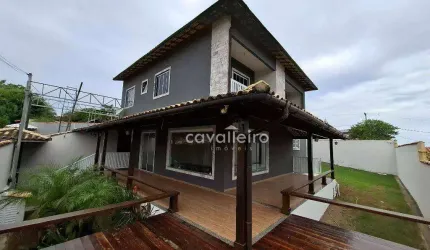 Casa com 04 qurtos, sendo 01 suíte, uma vista maravilhosa em Araçatiba - Maricá!