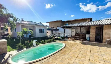 Casa Mobiliada em Condomínio com 2 quartos, piscina e área gourmet à venda, 130 m² por R$ 690.000 - Flamengo - Maricá/RJ