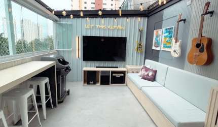 Apartamento garden semi mobiliado em Santana