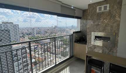 Apto com varanda gourmet e decorado no Tucuruvi