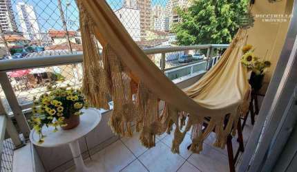 Apartamento 2 dormitórios, 2 vagas, 250 metros da praia à venda, 103 m² por R$ 410.000 - Aviação - Praia Grande/SP