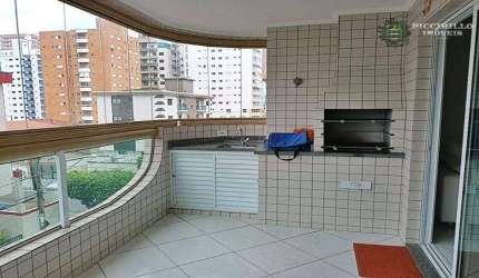 Apartamento à venda, 117 m² por R$ 620.000,00 - Vila Assunção - Praia Grande/SP
