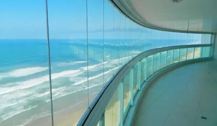Apartamento com 3 dormitórios à venda, 206 m² por R$ 1.800.000,00 - Caiçara - Praia Grande/SP