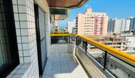 Apartamento com 2 dormitórios à venda, 97 m² por R$ 483.000,00 - Vila Guilhermina - Praia Grande/SP