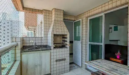 Apartamento com 2 dormitórios à venda, 78 m² por R$ 480.000 - Aviação - Praia Grande/SP