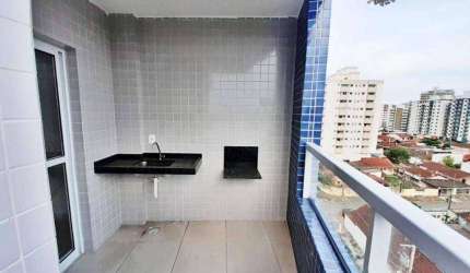 Apartamento com 2 dormitórios à venda, 60 m² por R$ 420.000,00 - Vila Guilhermina - Praia Grande/SP