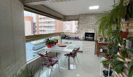 Apartamento com 3 dormitórios à venda, 133 m² por R$ 850.000,00 - Aviação - Praia Grande/SP