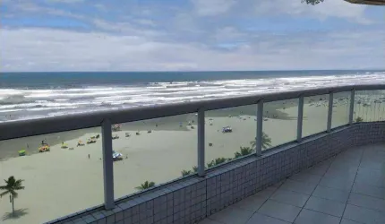 Apartamento com 3 dormitórios à venda, 123 m² por R$ 1.300.000,00 - Vila Guilhermina - Praia Grande/SP
