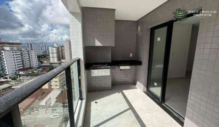 Apartamento com 2 dormitórios à venda, 92 m² por R$ 680.000 - Aviação - Praia Grande/SP