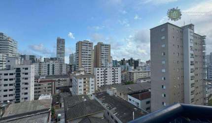 Apartamento com 1 dormitório à venda, 58 m² por R$ 360.000 - Canto do Forte - Praia Grande/SP