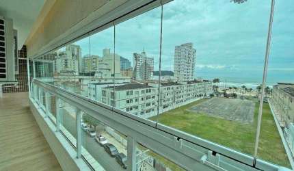 Apartamento com 3 dormitórios à venda, 117 m² por R$ 1.070.000 - Canto do Forte - Praia Grande/SP