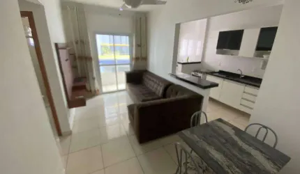 Apartamento com 1 dormitório para alugar, 51 m² por R$ 2.300,01/mês - Aviação - Praia Grande/SP