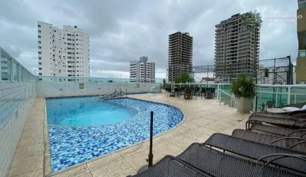 Apartamento com 2 dormitórios à venda, 80 m² por R$ 550.000 - Vila Guilhermina - Praia Grande/SP