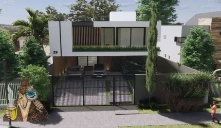 Sobrado com 4 dormitórios à venda, 371 m² por R$ 3.800.000,00 - Mercês - Curitiba/PR