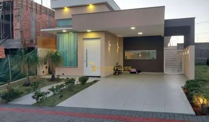 Casa com 3 dormitórios para alugar, 143 m² - Aquaville - Londrina/PR