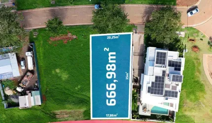 Terreno à venda em Maringá, Jardins de Monet Residence, com 666.98 m²
