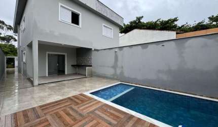 Casa para Venda em Itanhaém, Nova Itanhaém, 3 dormitórios, 1 suíte, 1 banheiro, 2 vagas