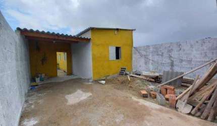 Casa para Venda em Peruíbe, Jardim Somar, 2 dormitórios, 1 suíte, 1 banheiro, 4 vagas