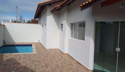 Casa para Venda em Itanhaém, Tupy, 3 dormitórios, 1 suíte, 1 banheiro, 1 vaga