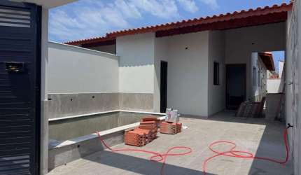 Casa para Venda em Itanhaém, Bopiranga, 3 dormitórios, 1 banheiro, 2 vagas