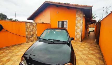 Casa para Venda em Itanhaém, Regina, 2 dormitórios, 1 banheiro, 2 vagas