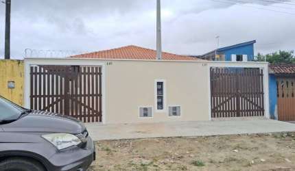 Casa para Venda em Itanhaém, São Fernando, 2 dormitórios, 1 banheiro, 2 vagas