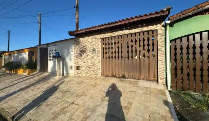 Casa para Venda em Itanhaém, Gaivota, 2 dormitórios, 1 suíte, 1 banheiro, 2 vagas