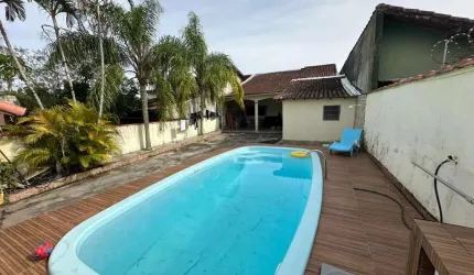 Casa para Venda em Itanhaém, Gaivota, 3 dormitórios, 2 suítes, 1 banheiro, 6 vagas